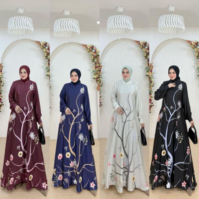 LuxuryFashion READY GAMIS DRESS WANITA NADIRA BY AZKIYA FASHION BEST SELLER