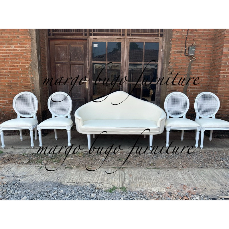 KURSI PELAMINAN MINIMALIS / KURSI PELAMINAN KEPITING / KURSI PELAMINAN ROTAN / KURSI PENGANTIN MURAH