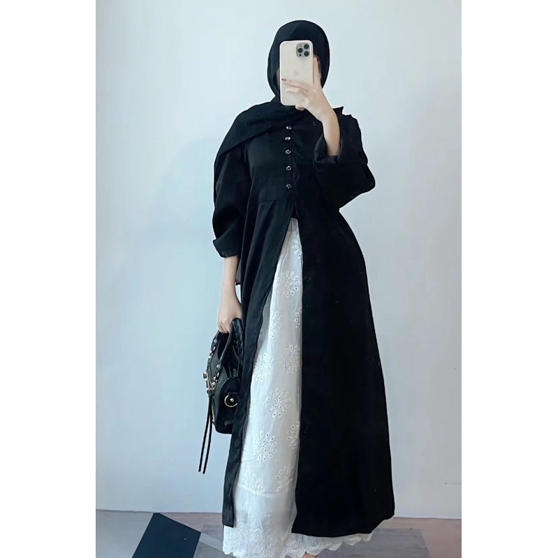 Tunik / midi dress & obi belt preloved