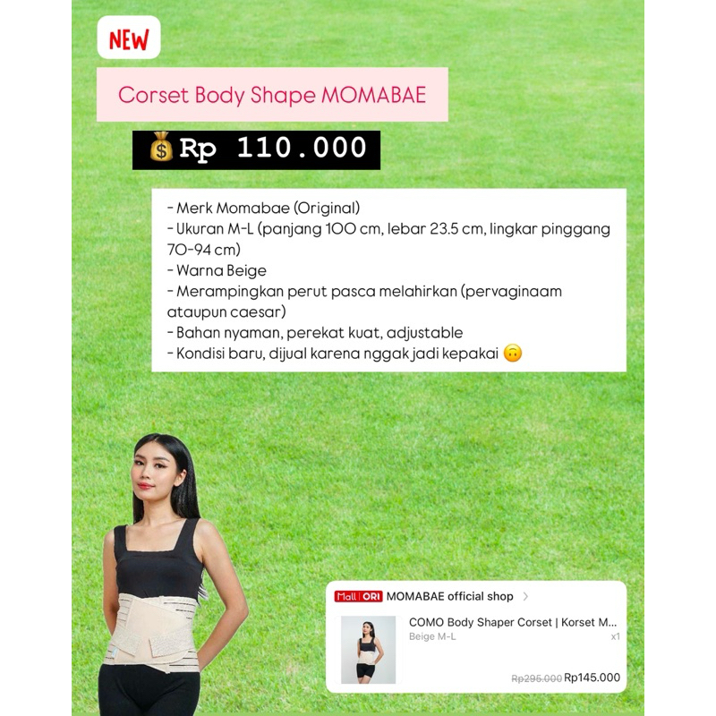 [PRELOVED NEW] Corset Body Shape MOMABAE