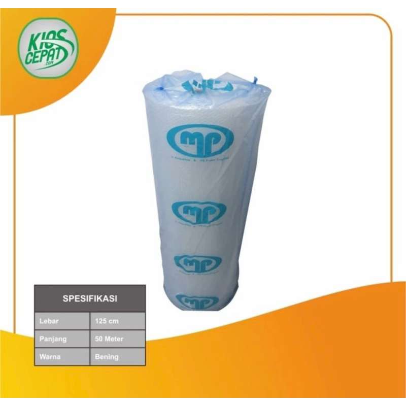 

Bubble Warp Putih Tebal, 5meter x30cm, untuk packing, meminimalisir kerusakan