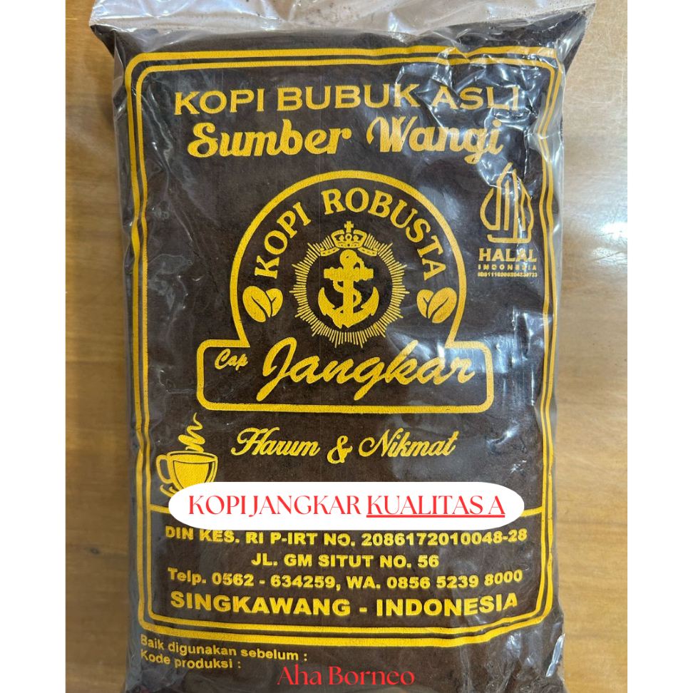 

Kopi Bubuk Sumber Wangi Cap Jangkar Singkawang & Kopi Aming Pontianak 500gr
