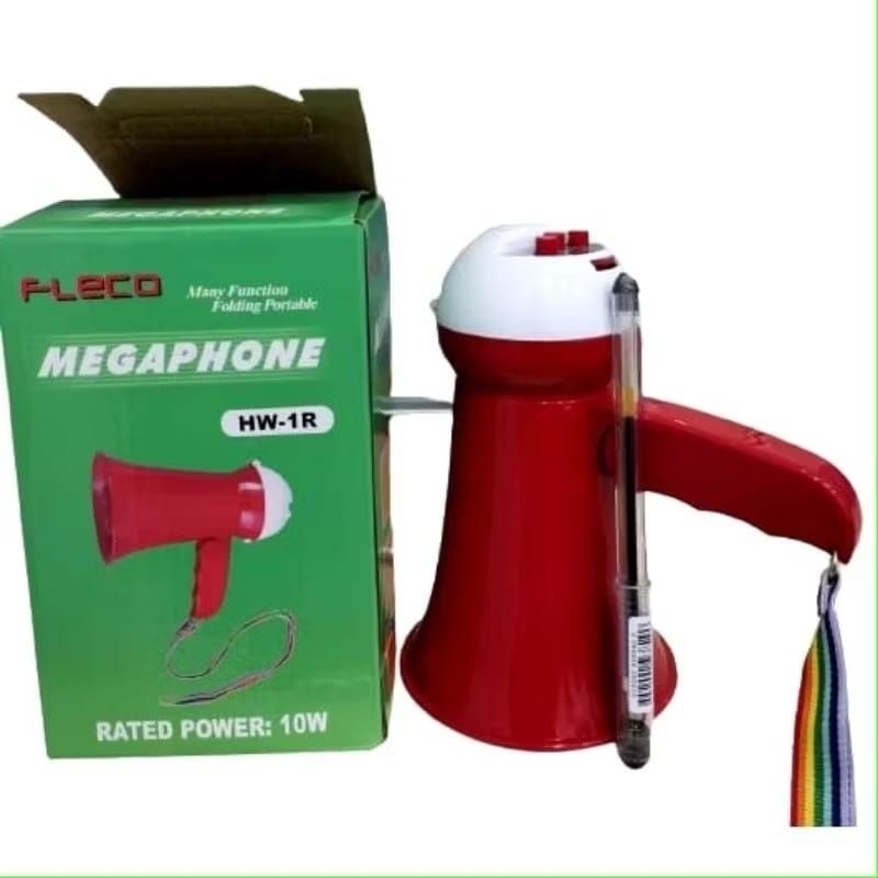 Megaphone Toa Fleco HW-1R Multifungsi / Toa Bisa Rekam / Murah Megaphone Mini