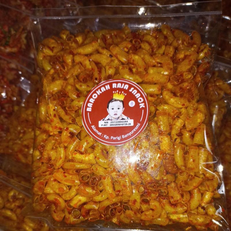 

Makaroni cikruh 250g (pedas gurih daun jeruk)