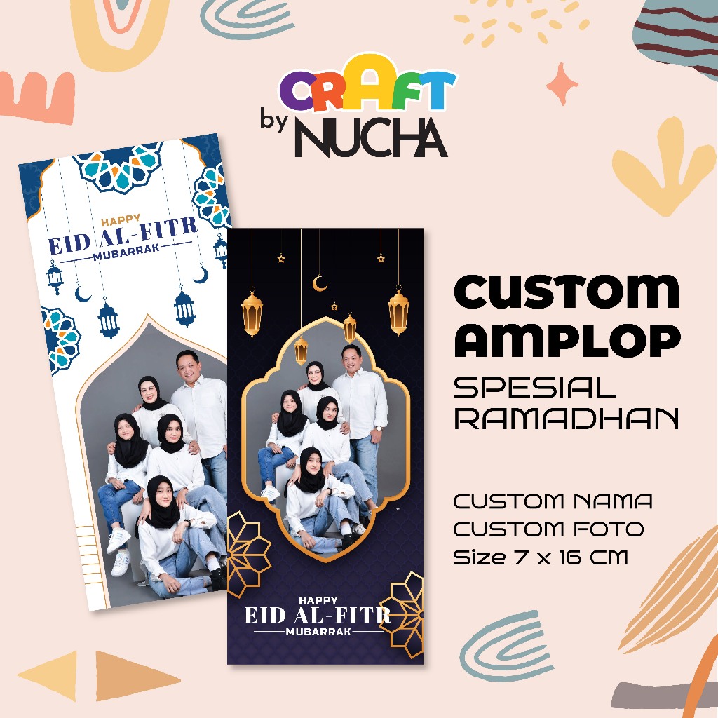 

Amplop Lebaran Custom, Amplop Lebaran Estetik 2025, Premium 7 x 16cm