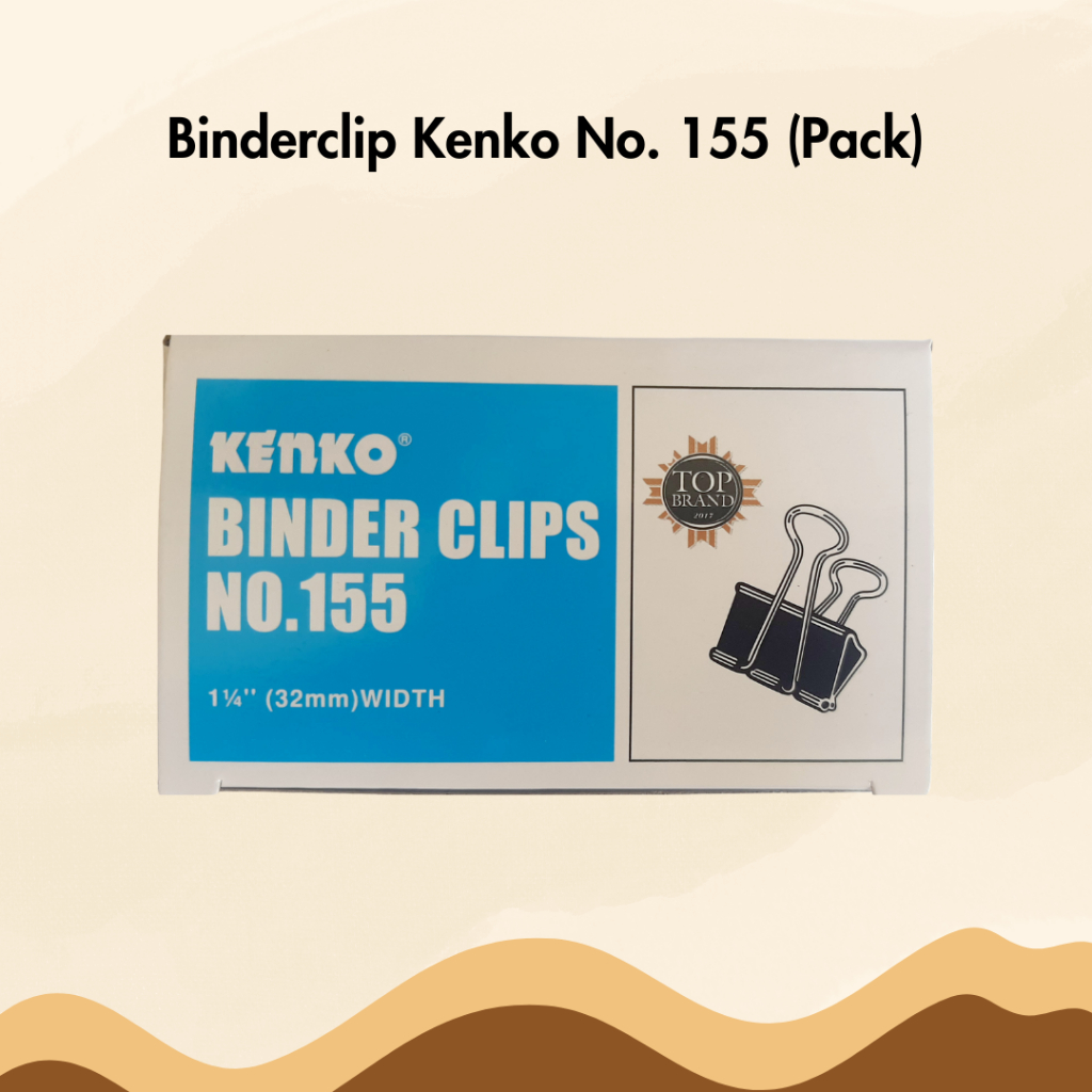 

Binder Clip Kenko No 155 1 Pack Paper Clips Penjepit Klip Kertas