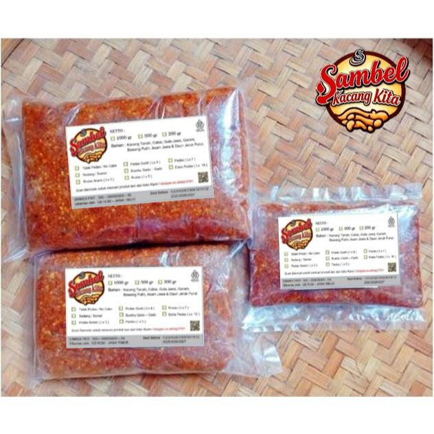 

500 Gr SAMBEL KACANG KITA - Sambel Pecel MADIUN ( SANGRAI )