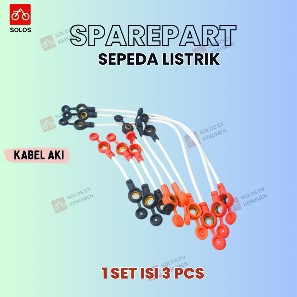 Kabel Aki Premium Sepeda Listrik Motor Listrik / Jumper Aki Sepeda Listrik Motor Listrik