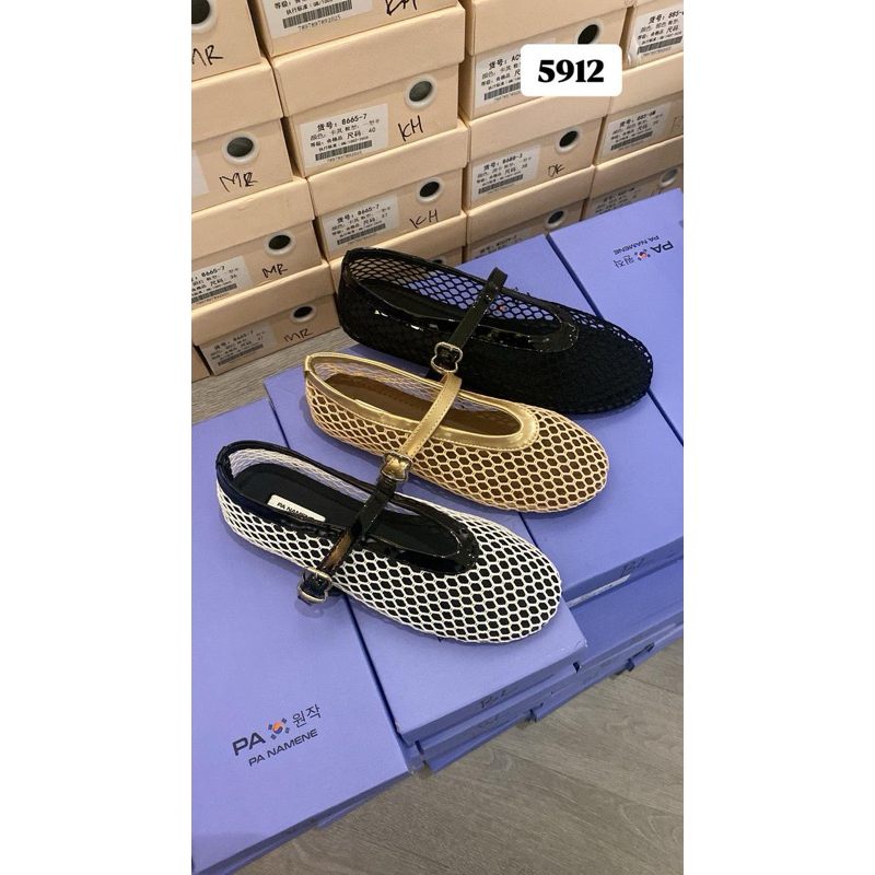 5912 Sepatu Guangzhou Flatshoes Wanita Import