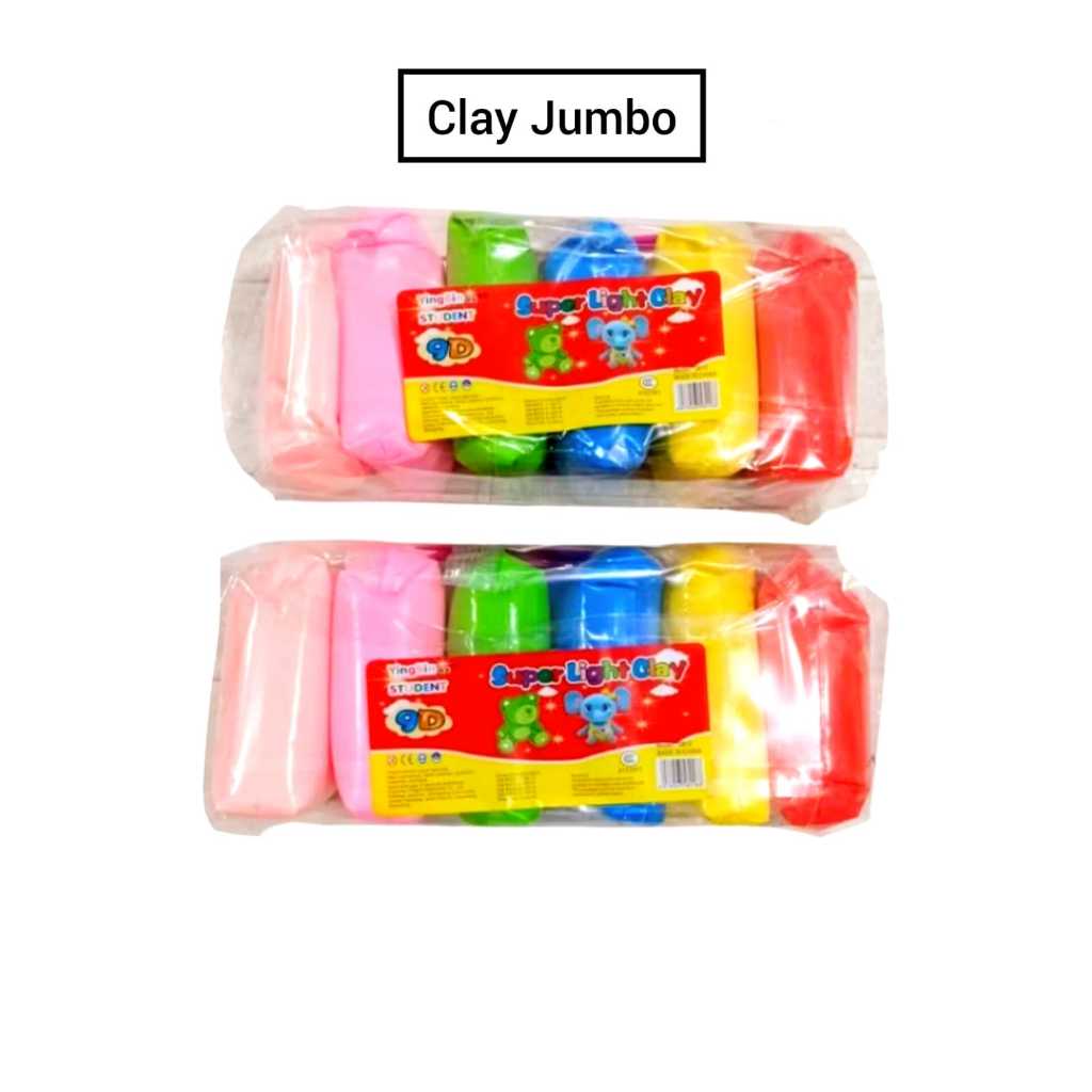 

V2_Mainan Magic Edukasi Anak Tanah Liat Clay Polymer 6 Warna