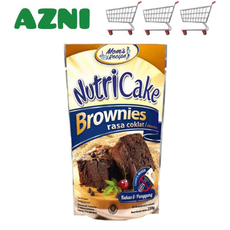 

NutriCake Brownies Coklat 230 gram - Nutri Cake Instan Baking