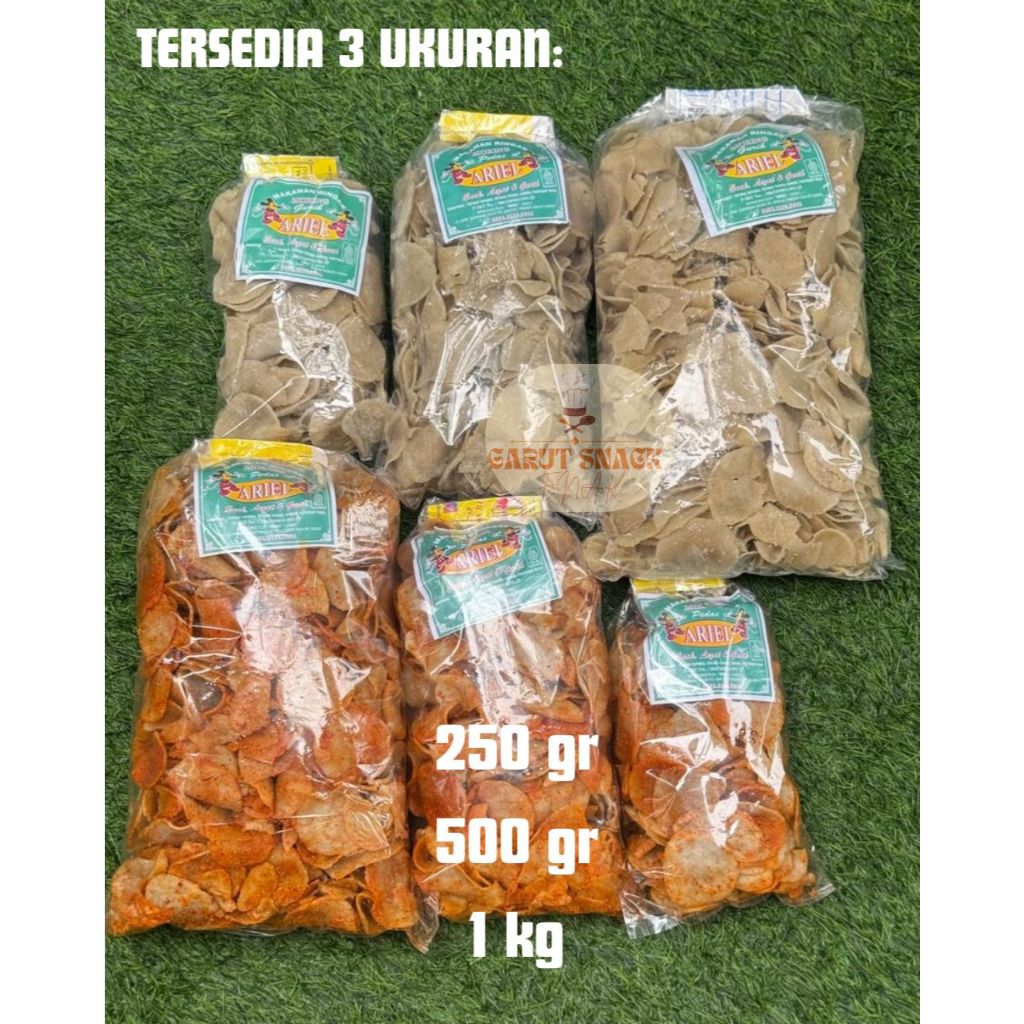 

MORING ARIEL ASLI GARUT ORI atau PEDAS | 250gr | 500gr | 1kg | cimol kering
