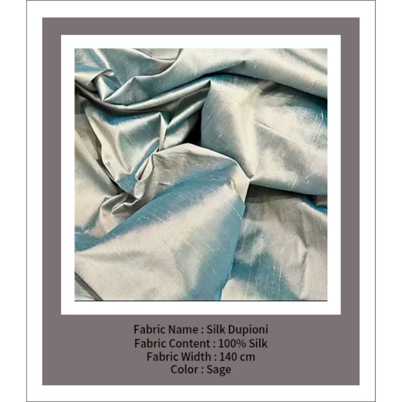 JAHAN-ARA™ - BMP - Sage - Kain Satin - Kain Silk - Kain Sutra - Kain Satin Premium - Kain Silk Premi