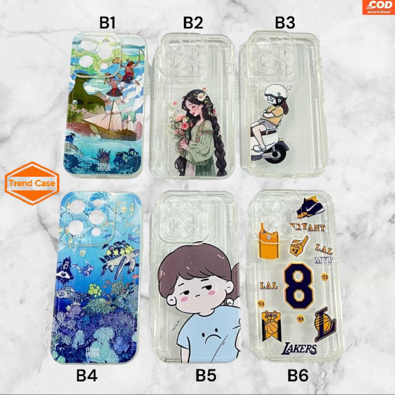 Case Hp Tipe IPHONE 14 PRO / Case Bening / Clear Case / Clear case Gambar / Case 2D gambar / Case Po