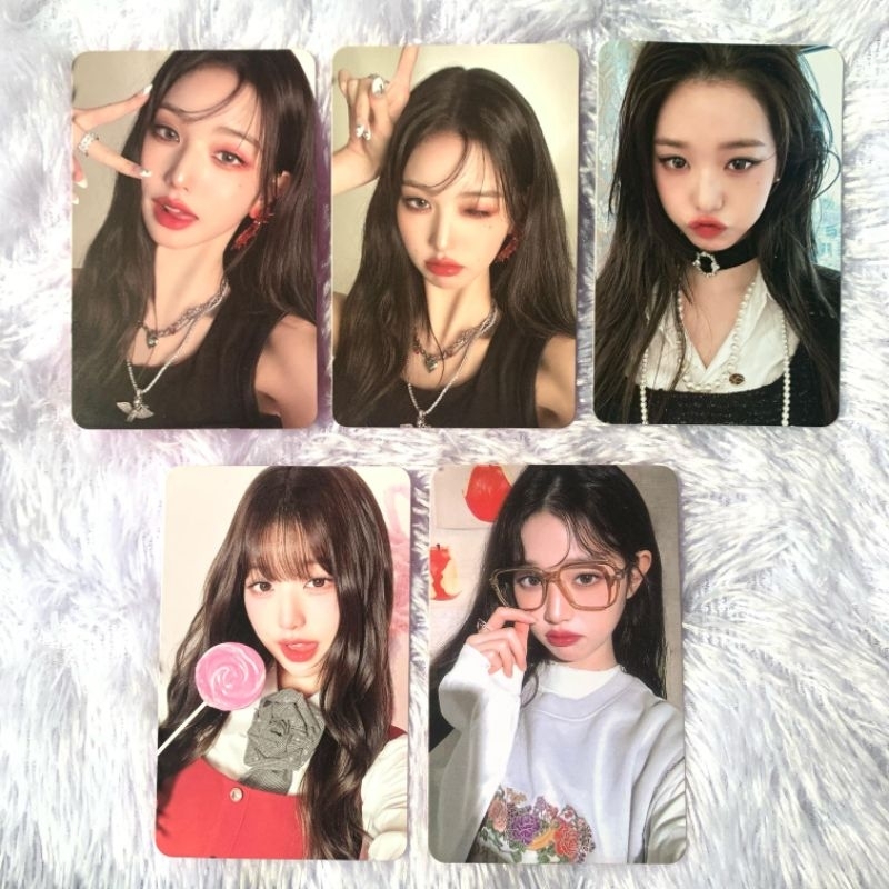 read desk - wts want to sell photocard official aab ive jang wonyoung nerd i've mine ssq digipack i 