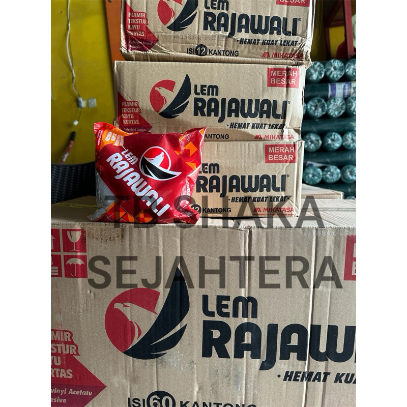 (1 dus) Lem RAJAWALI / Lem Serbaguna / Lem PVAC Putih