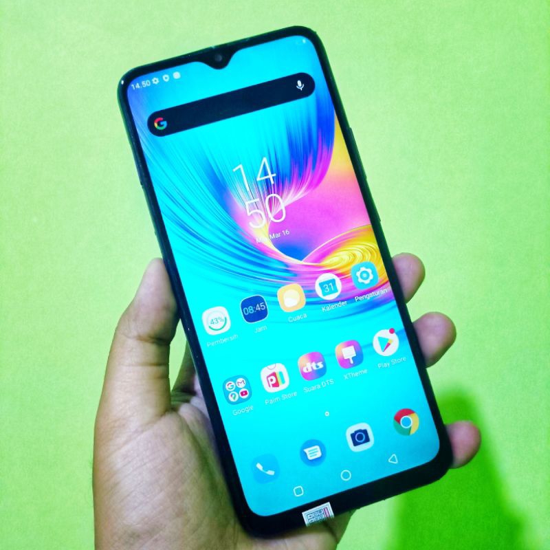 INFINIX HOT 9 PLAY 4/64 ISTIMEWA ORIGINAL NORMAL BERKUALITAS HP MURAH BERKUALITAS