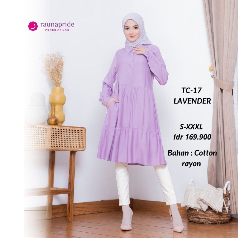 Tunik Rauna Terbaru 2021 / TC 15 - TC 16 - TC 17 - TC 18 - TC 19 - TC 20 - TC 21 / Fashion Muslim
