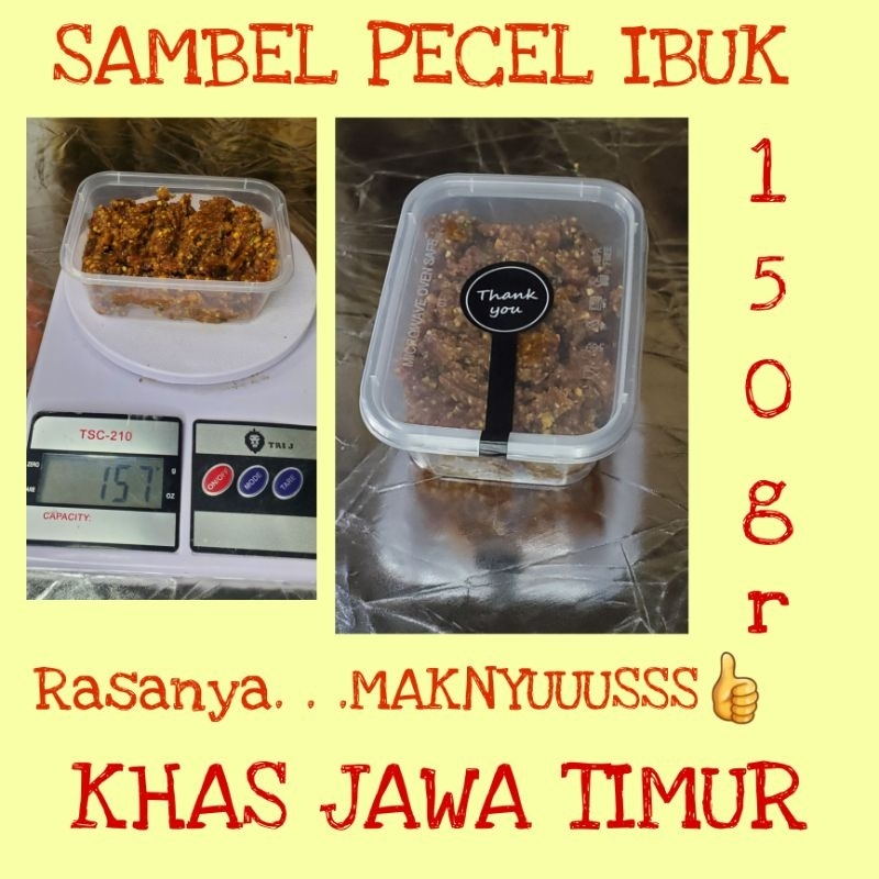 

SAMBEL PECEL IBUK [150 GR] - KHAS JAWA TIMUR