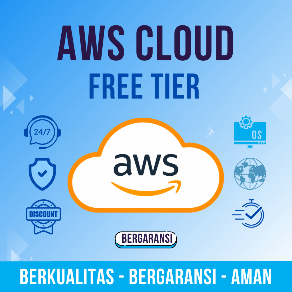 AWS CLOUD FREE TIER 5 - 64VCPU FULL REGION BERGARANSI