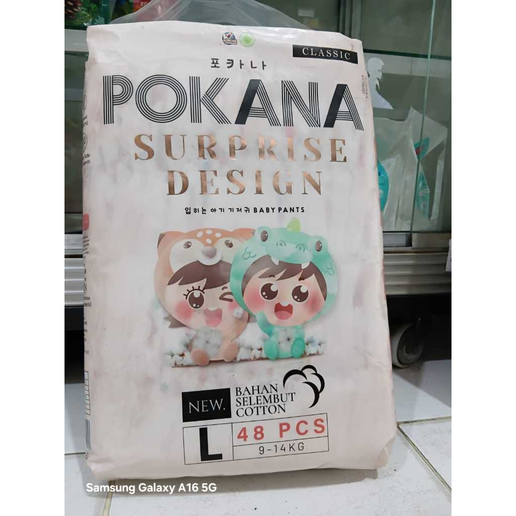 Pokana Pants Surprise L48 Pcs / Mamypoko Perekat Royal Soft L40 / Mamypoko Pants Skin Comfort M32+2