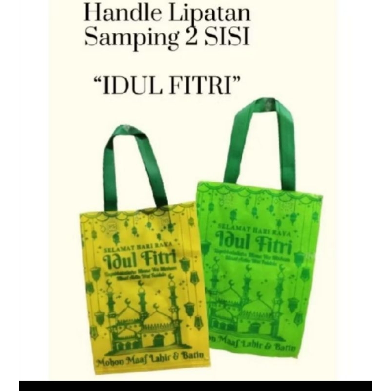 

goodie bag spunbond (UK 30*40*8), idul Fitri , tas hampers lebaran