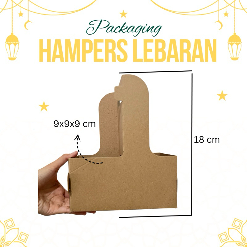 Cup Holder Packaging Hampers/Kopi/Snack | Hampers Lebaran | Box Hampers Lebaran
