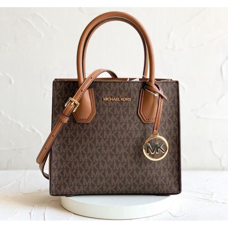 MK mercer medium signature brown