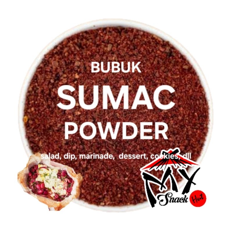 

SUMAC POWDER 250GR BUBUK SUMMAQ SUMMAC SUMAK SOMAK SUMACH DARK RED QI SHU FEN 漆树粉 REMPAH SPICE TURKI