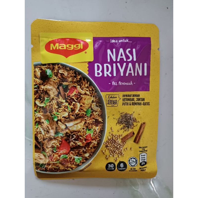 

Maggi Nasi Briyani / Bumbu Nasi Briyani / Maggi Malaysia