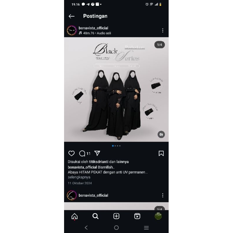 preloved gamis bonavista