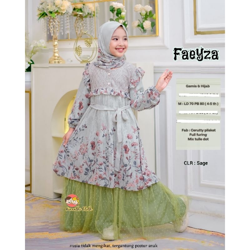 MoslemKIDS NAZLAN #7 KIDS Alifa SYAR'I Free Jilbab