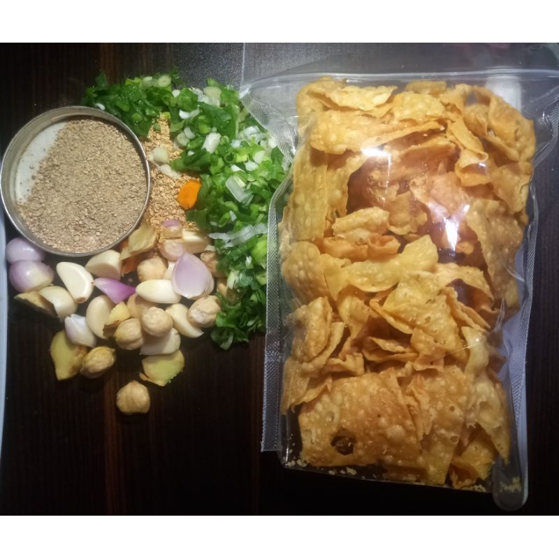 

Keripik Bawang Full rempah 300gr