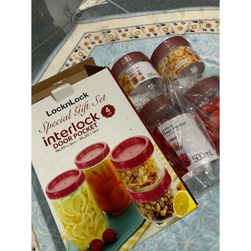 LocknLock Special Gift Set Interlock Door Pocket (isi 4 pcs)