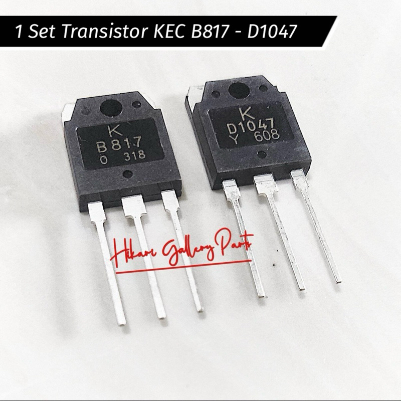 PROMO 1 SET TR B817K D1047K KEC 1 SET / Transistor 1Set K B817 D1047 high quality product B 817 D 10