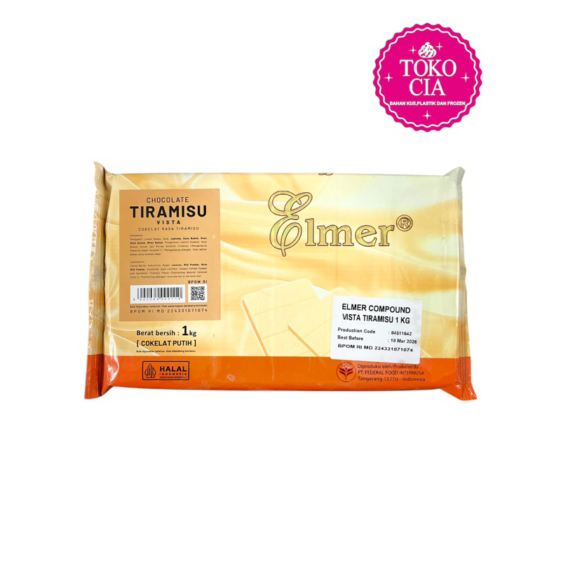 

coklat elmer tiramisu 1kg