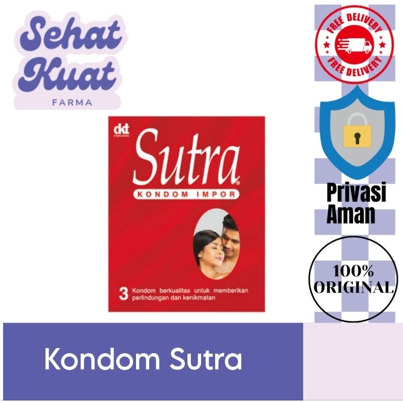 Kondom Sutra Merah / Kondom sutra original