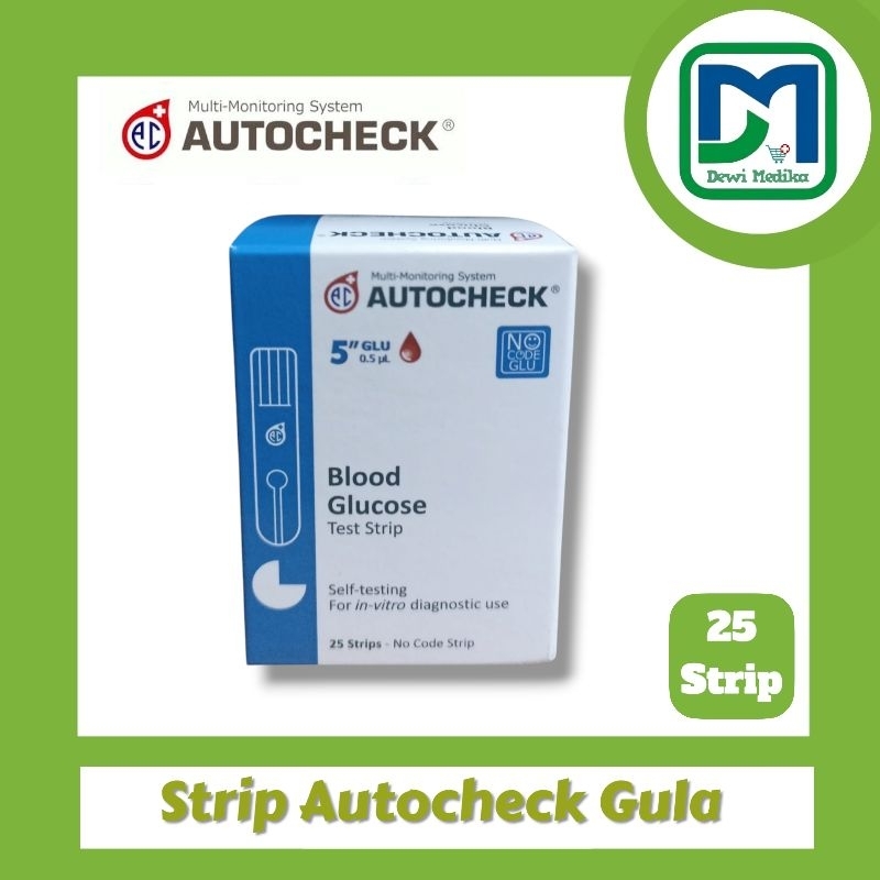 Strip Autocheck Gula Darah  Isi Ulang Autocheck Gula  Refill Autocheck Gula