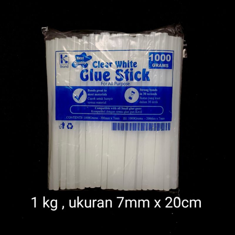 

Al Isi Lem Tembak Kiloan kecil / Lem Bakar / Lem Lilin 1kg / Isi glue gun / Refill glue gun