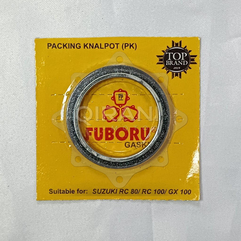 PERPAK KNALPOT RC 80 / RC 100 / GX 100 PAKING GASKET FUBORU
