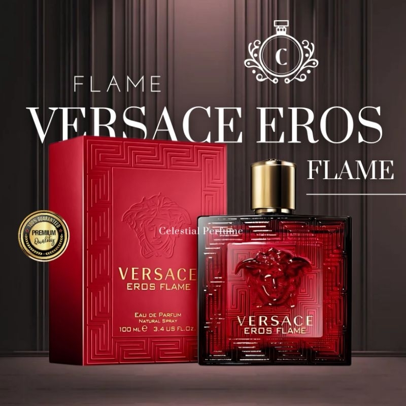 PARFUM VERSACE EROS - EAU DE TOILETTE / FLAME | EDT EDP 100ML | ORIGINAL 100% | VERSACE EROS - EDT 1