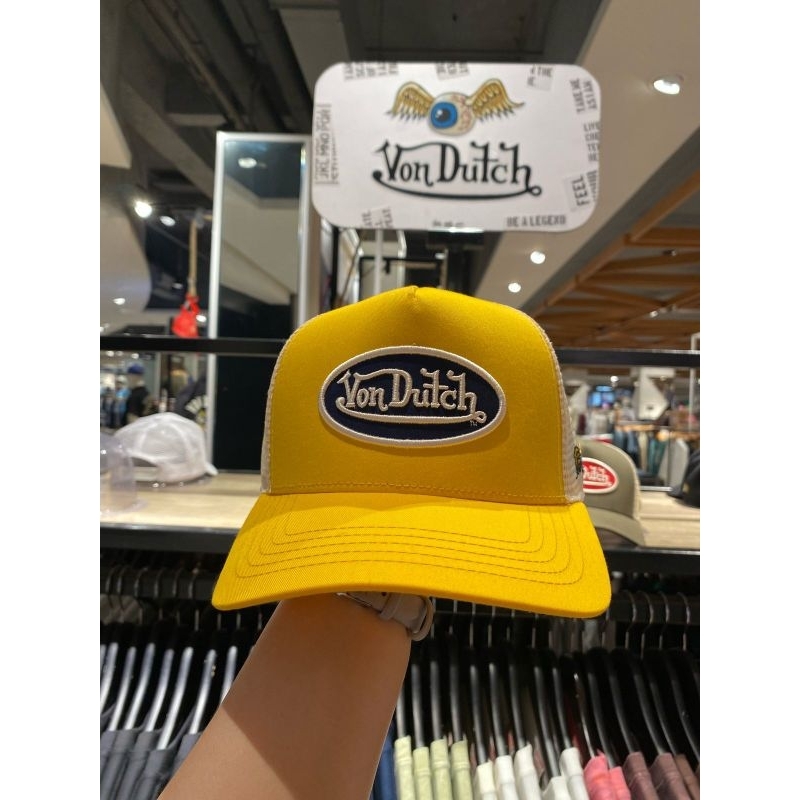 New Arrival - Von Dutch Cap Men - Von Dutch Topi Pria - Yellow