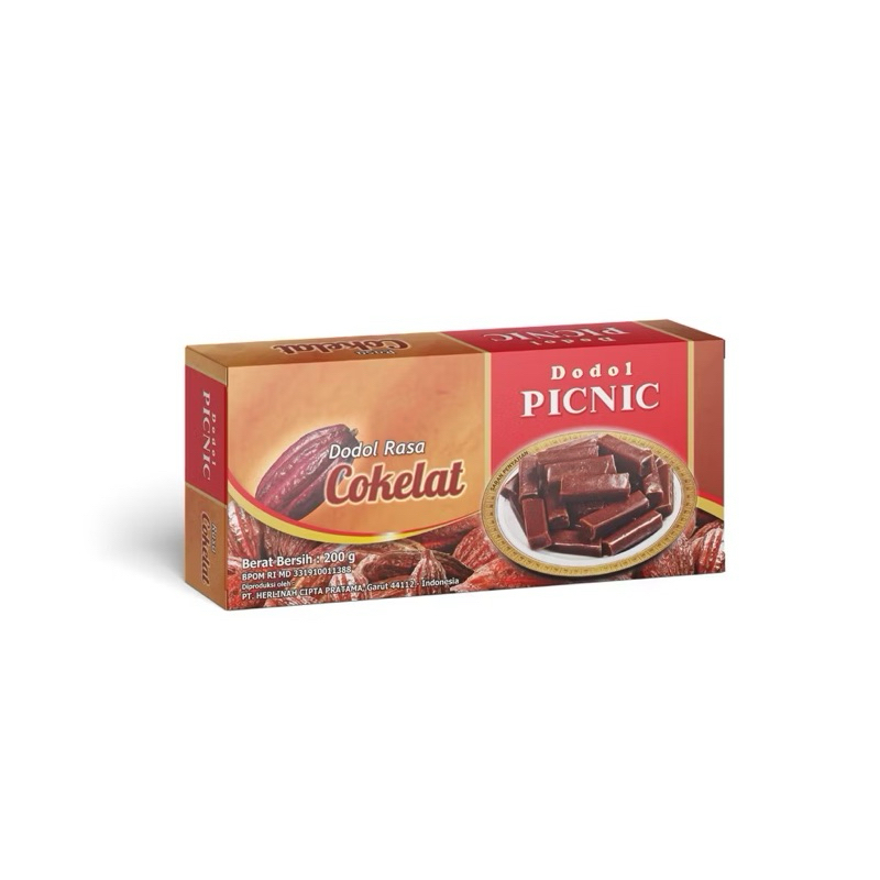 

Dodol Garut PICNIC Rasa Coklat 200G