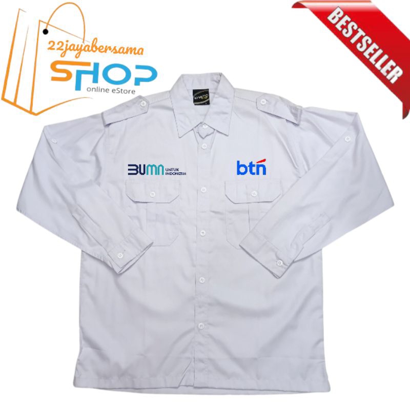 Kemeja Btn Bumn | baju seragam bumn btn full bordir