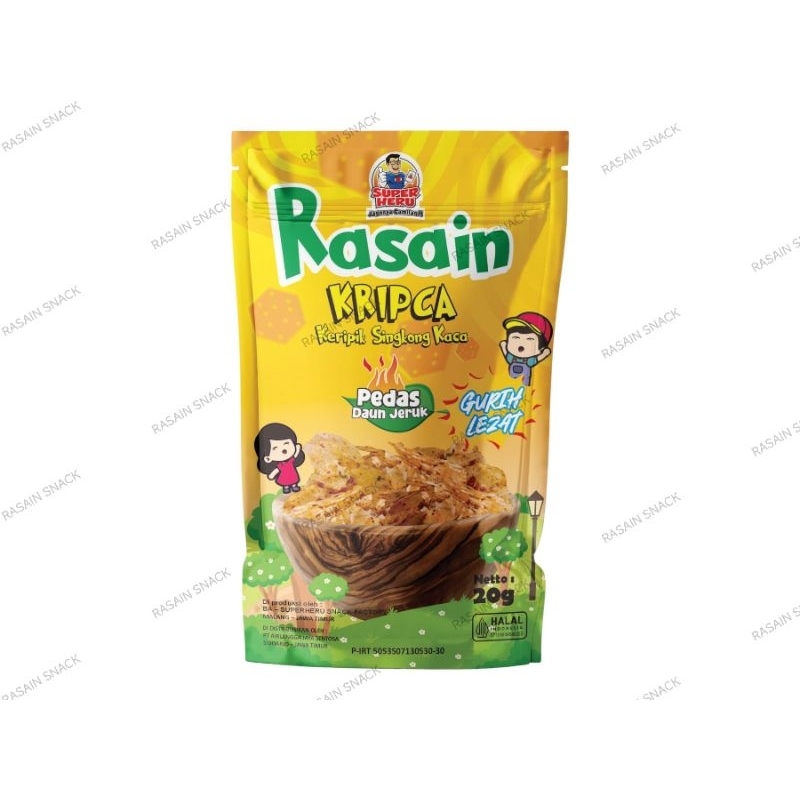 Rasain Snack Keripik Singkong Kaca Kripca