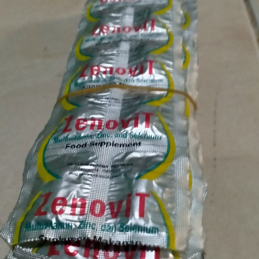 Zenovit suplemen multivitamin daya tahan tubuh stripan
