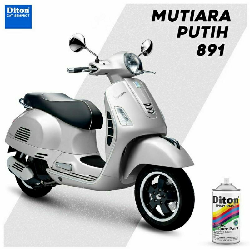 #MAU# Cat Semprot Diton Paket Lengkap Mutiara Putih 891 (8020,840,891,8540) White Pearl Lembayung Ca