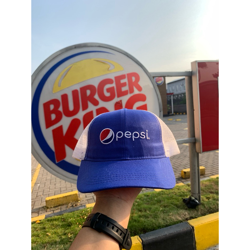 Topi Pepsi Vintage Trucker Hat