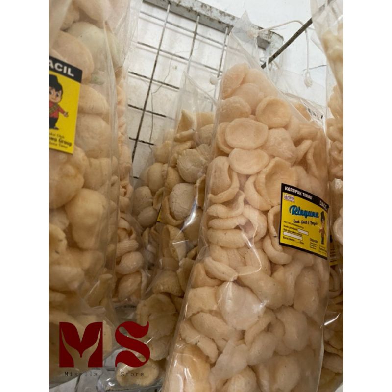 

Kerupuk Goreng Pasir Ras Terasi Berat 115 Gram
