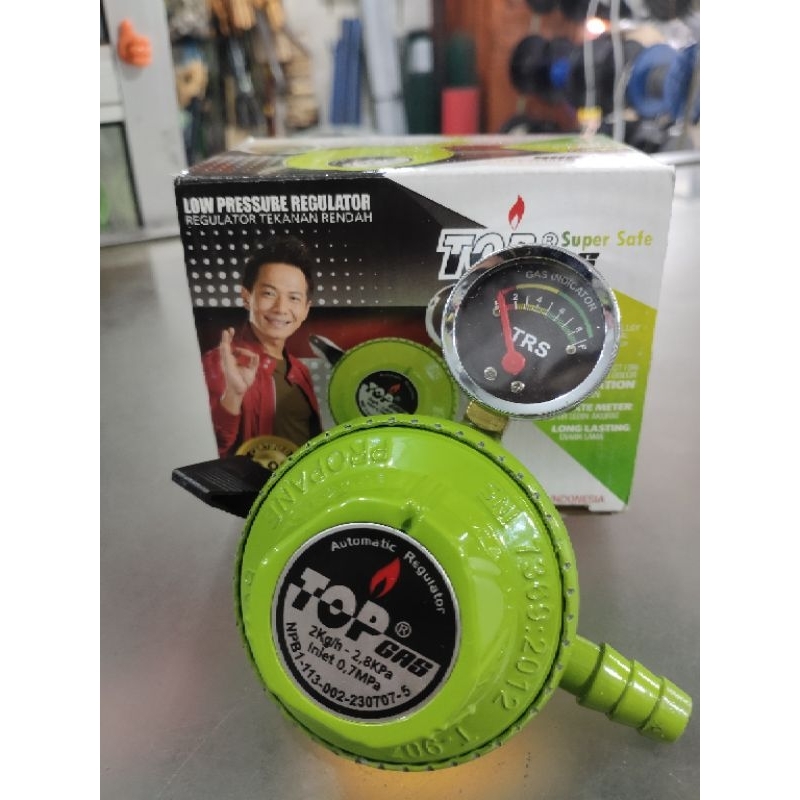 REGULATOR KOMPOR GAS LPG TOP GAS SNI